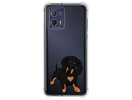 Funda Silicona para Motorola Moto G73 5G Diseño Perros 04 Dibujos TUMUNDOSMARTPHONE