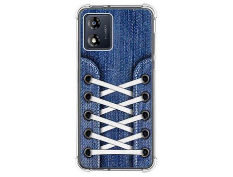 Funda Silicona para Motorola Moto E13 Diseño Zapatillas 01 Dibujos TUMUNDOSMARTPHONE