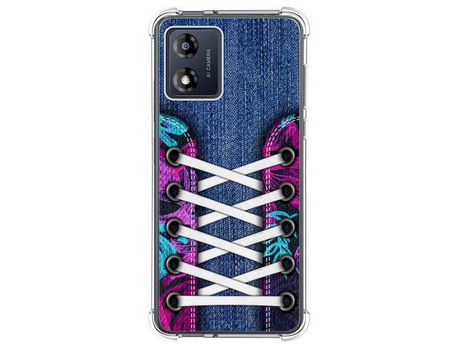 Funda Silicona para Motorola Moto E13 Diseño Zapatillas 06 Dibujos TUMUNDOSMARTPHONE