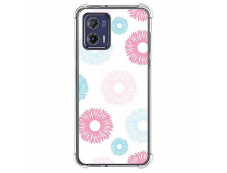 Funda Silicona para Motorola Moto G73 5G Diseño Flores 06 Dibujos TUMUNDOSMARTPHONE