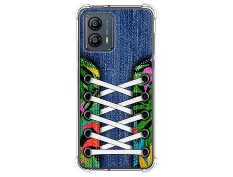 Funda Silicona para Motorola Moto G53 5G Diseño Zapatillas 13 Dibujos TUMUNDOSMARTPHONE