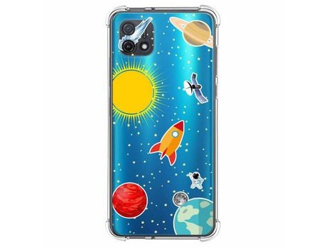 Funda Silicona para Oppo A16K Diseño Espacio Dibujos TUMUNDOSMARTPHONE