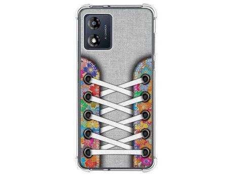 Funda Silicona para Motorola Moto E13 Diseño Zapatillas 04 Dibujos TUMUNDOSMARTPHONE