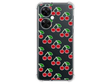 Funda Silicona para Oneplus Nord Ce 3 Lite 5G Diseño Cerezas Dibujos TUMUNDOSMARTPHONE