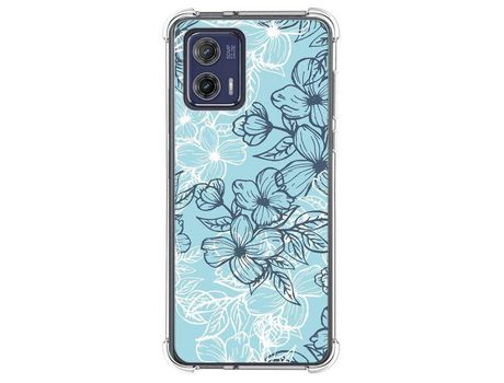Funda Silicona para Motorola Moto G73 5G Diseño Flores 03 Dibujos TUMUNDOSMARTPHONE
