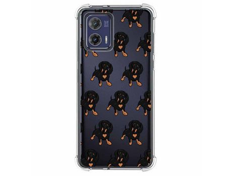 Funda Silicona para Motorola Moto G73 5G Diseño Perros 10 Dibujos TUMUNDOSMARTPHONE