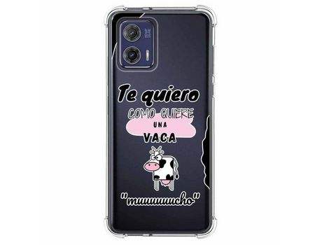 Funda Silicona para Motorola Moto G73 5G Diseño Vaca Dibujos TUMUNDOSMARTPHONE