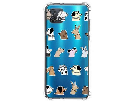 Funda Silicona para Oppo A16K Diseño Perros Dibujos TUMUNDOSMARTPHONE