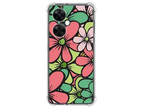 Funda Silicona para Oneplus Nord Ce 3 Lite 5G Diseño Flores 02 Dibujos TUMUNDOSMARTPHONE