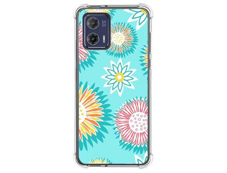 Funda Silicona para Motorola Moto G73 5G Diseño Flores 05 Dibujos TUMUNDOSMARTPHONE