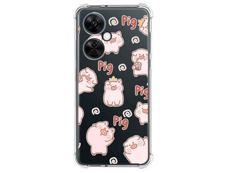 Funda Silicona para Oneplus Nord Ce 3 Lite 5G Diseño Cerdos Dibujos TUMUNDOSMARTPHONE