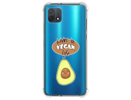 Funda Silicona para Oppo A16K Diseño Vegan Life Dibujos TUMUNDOSMARTPHONE