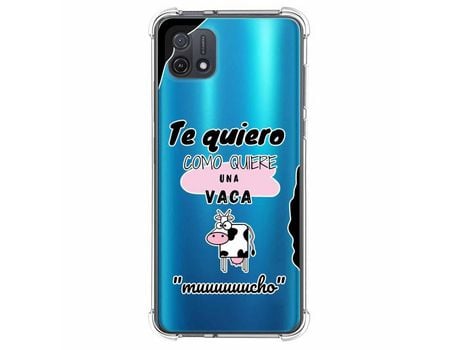 Funda Silicona para Oppo A16K Diseño Vaca Dibujos TUMUNDOSMARTPHONE