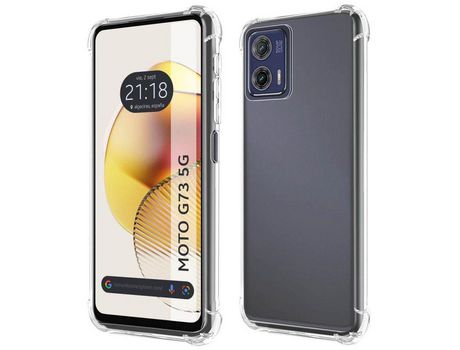 Funda Silicona Transparente para Motorola Moto G73 5G TUMUNDOSMARTPHONE