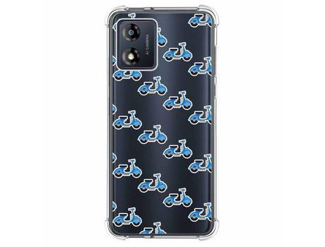 Funda Silicona para Motorola Moto E13 Diseño Scooter Dibujos TUMUNDOSMARTPHONE