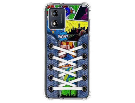 Funda Silicona para Motorola Moto E13 Diseño Zapatillas 14 Dibujos TUMUNDOSMARTPHONE