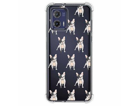 Funda Silicona para Motorola Moto G73 5G Diseño Perros 12 Dibujos TUMUNDOSMARTPHONE