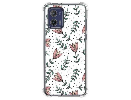 Funda Silicona para Motorola Moto G73 5G Diseño Flores 01 Dibujos TUMUNDOSMARTPHONE