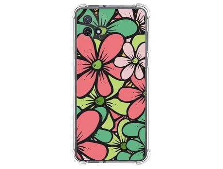 Funda Silicona para Oppo A16K Diseño Flores 02 Dibujos TUMUNDOSMARTPHONE