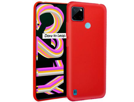 Carcasa de Silicona COOL para Realme C21Y / C25Y Rojo