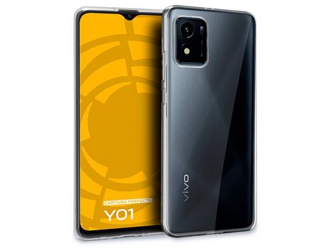 Carcasa de Silicona COOL para Vivo Y01 Transparente