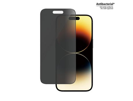 PANZERGLASS Privacy Protector de Pantalla para iPhone 14 Pro | Ultra-Wide Fit