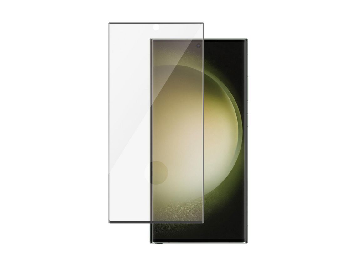 Protector de pantalla PANZERGLASS para Samsung Galaxy S23 Ultra, ajuste ultra ancho con Easyaligner.