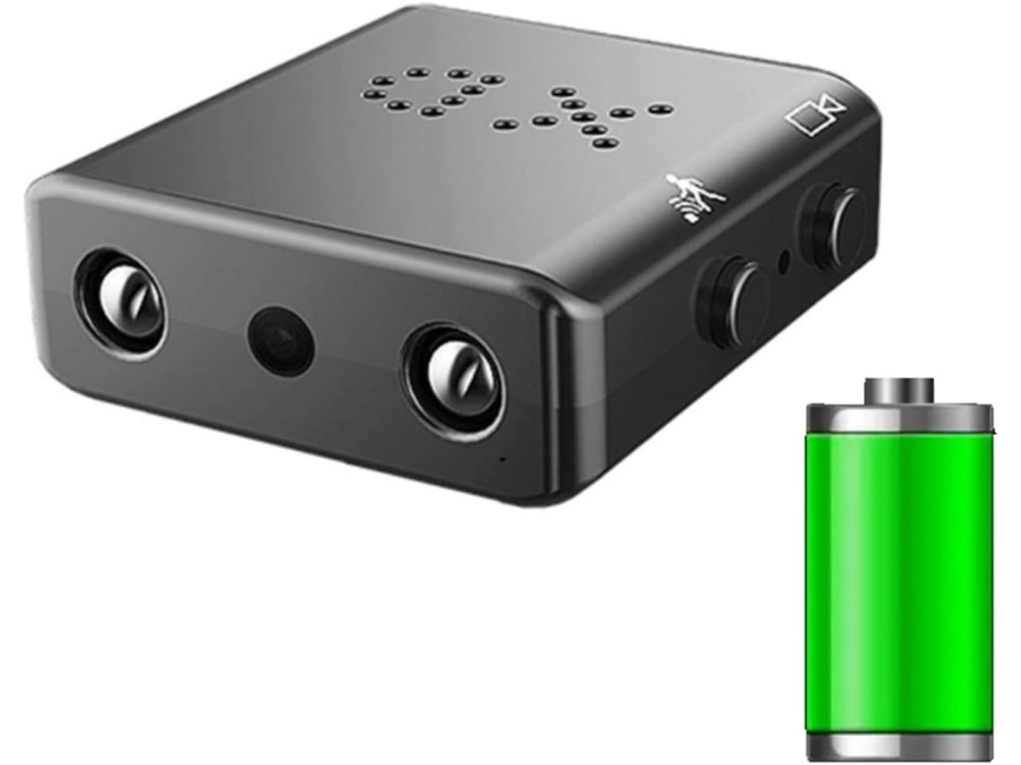 Mini Cámara De Acción Para Vlogs Full Hd 1080p Para Seguridad Del Hogar.