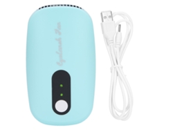 Mini secador de pestañas recargable por USB para pegamento de extensiones - Azul