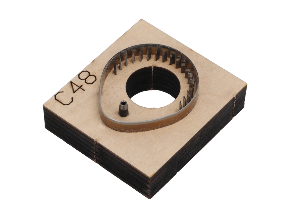 Troquel De Corte De Cuero Con Base De Madera Gruesa Para Manualidades De Scrapbooking.