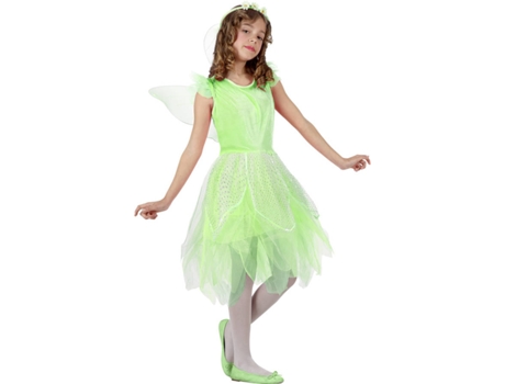 Disfraz de Niña DISFRAZZES Hada Verde (Talla: 3 a 4 años)