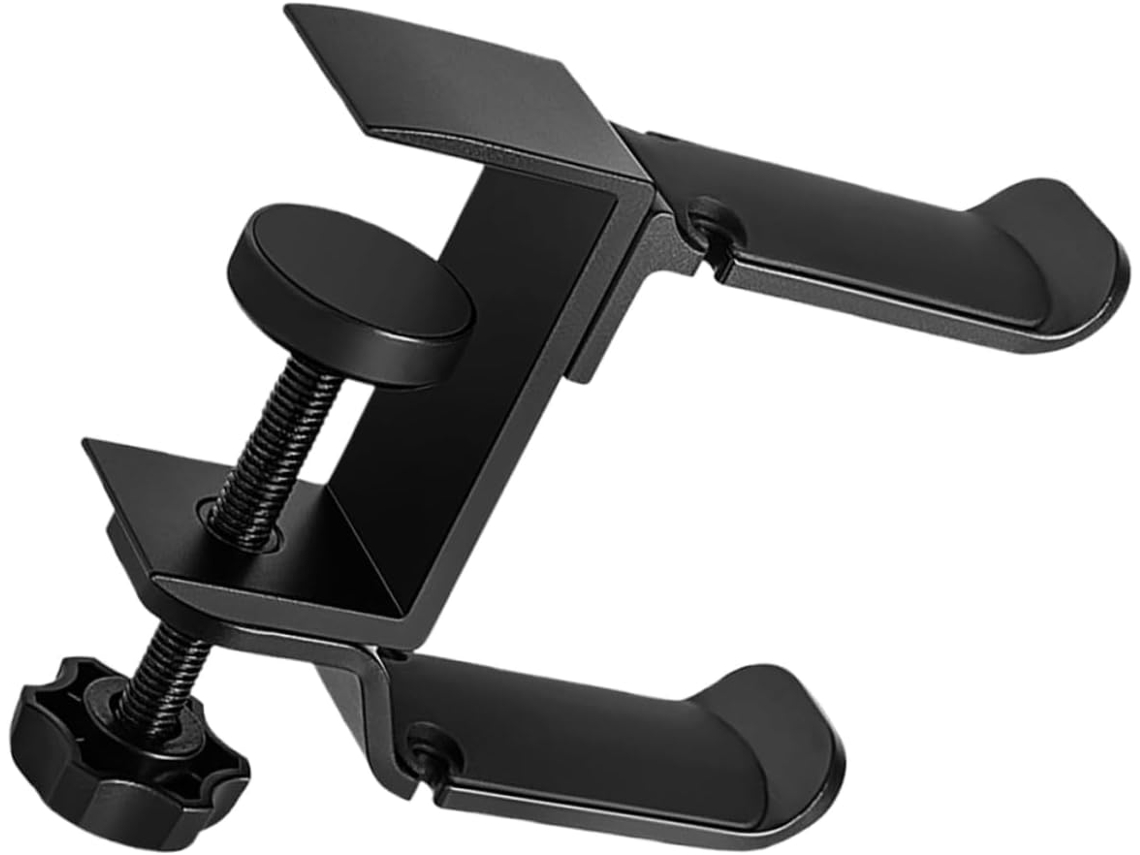 Soporte Casque Double Ajustable Para Mesa, Accesorios Gaming Élégant Sans Perçage, Audio Pc Et