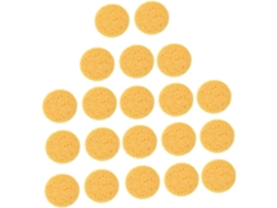 100pièces Éponge à Maquillage Arrondie Dial Nettoyant Rostro Simple Accesorio Houppette Cosmét...