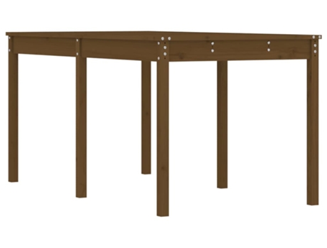 Mesa De Jardín VIDAXL Marrón Madera (159.5x82.5x76 cm)