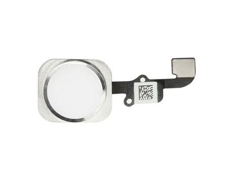 Tecla de inicio Iphone 6 Plus + 6+ 5.5 Flat Flex Botón plateado blanco