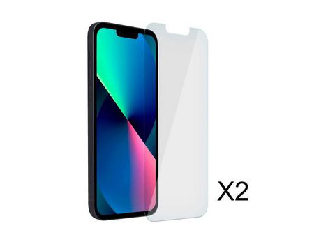 AKASHI Cristal Protector (x2) Para Apple Iphone 13 / 13 Pro