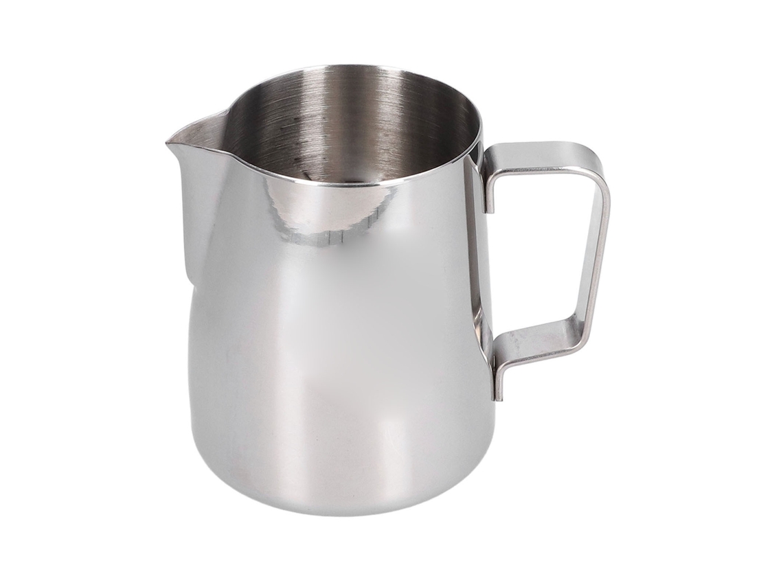 Jarra para espumar leche de 380 ml en acero inoxidable 304, multifuncional y duradera