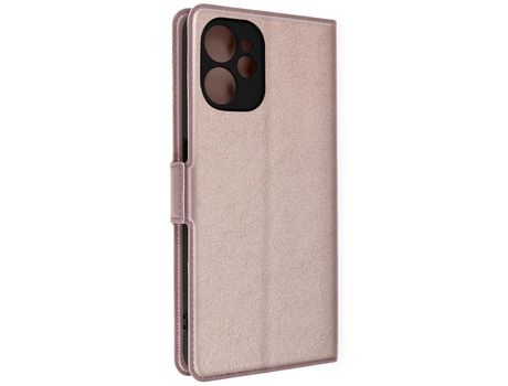 Carcasa para Realme 9i 5G Lengüeta Tarjetero Soporte de vídeo Rosa dorado AVIZAR