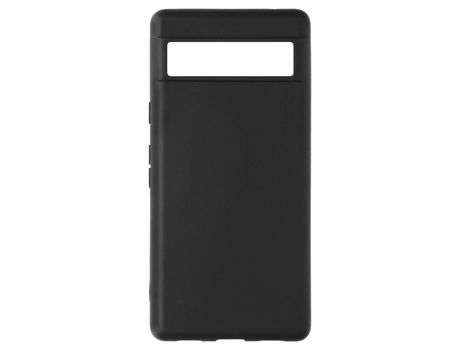 Carcasa de gel de silicona fina y flexible Google Pixel 7a Negro AVIZAR