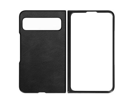 Carcasa para Google Pixel Fold, Rígida y Soft Touch en Polipiel Negro AVIZAR
