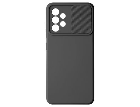Carcasa para Samsung Galaxy A32 4G Silicona Flexible Cubre Cámara Negro AVIZAR