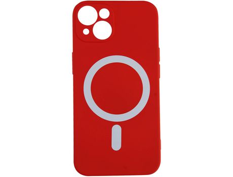 Carcasa MagSafe para iPhone 13 Soft Touch Mate Bordes Altos Rojo AVIZAR
