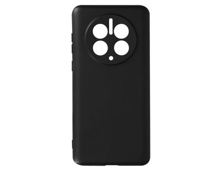 Carcasa para Huawei Mate 50 Pro Silicona Mate Antihuellas Negro AVIZAR