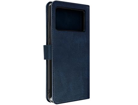 Carcasa para Doogee X98 Clapet Tarjetero Soporte Vídeo Correa Azul oscuro AVIZAR