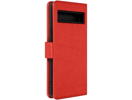 Carcasa para Google Pixel 7a Tarjetero Soporte Vídeo Rojo AVIZAR