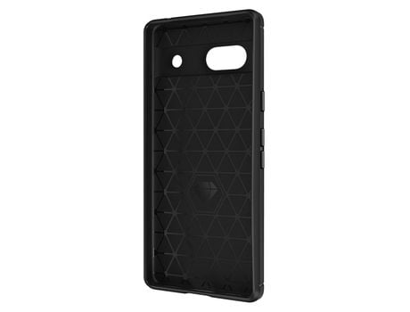 Carcasa para Google Pixel 7a Silicona Efecto Aluminio Cepillado - Negro AVIZAR
