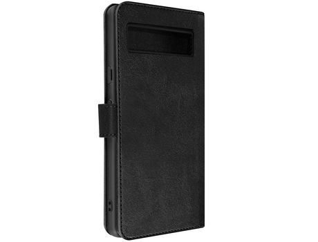 Carcasa para Google Pixel 7a Clapet Tarjetero Soporte Vídeo Correa Negro AVIZAR