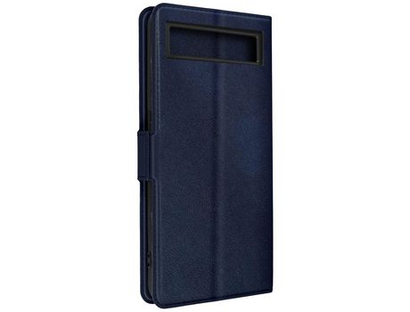 Carcasa para Google Pixel 7a Lengüeta Tarjetero Soporte de vídeo Azul AVIZAR