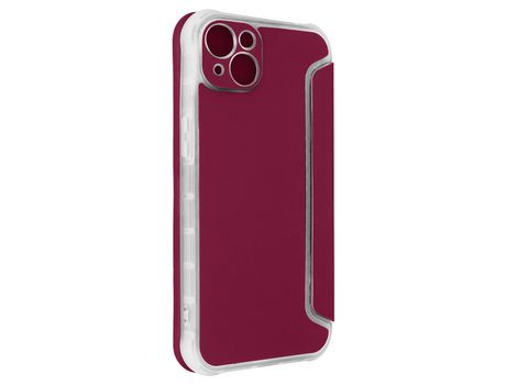 Funda para iPhone 14 Trarjetero Bordes Reforzados Rojo AVIZAR