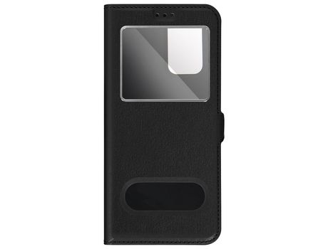 Funda Samsung Galaxy A33 5G 4G con Solapa Doble Ventana Soporte Vídeo Negro AVIZAR